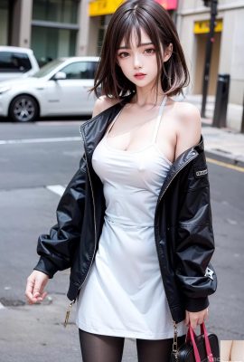 3D 중국 소녀(AI 생성)
