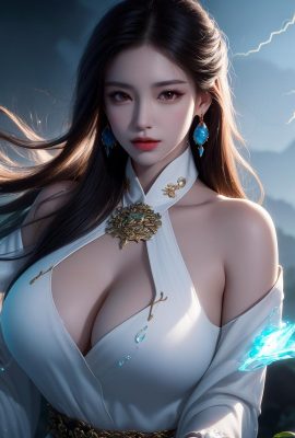 HAIGraphics의 빛나는 라텍스 소녀