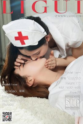 [LiGui网路丽人시리즈] 2018.07.06 모델 샤오샤오&아이스크림 간호사 VS OL[52P]