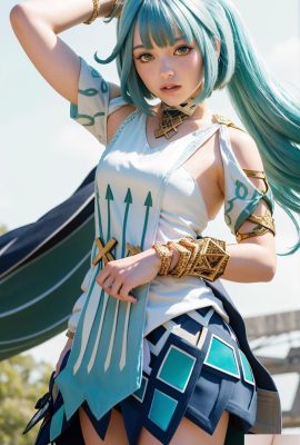 AI 생성 ~ AI_EmeraldApple-Faruzan Genshin Impact Cosplay