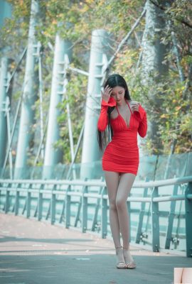 [인터넷 수집] 다리가 아름다운 대만 소녀 – 쉬 링링 야외 사진집 (9) (100P)