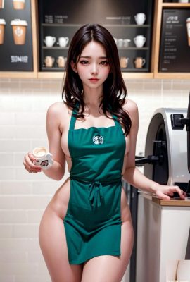 (요니무스) 그녀는 커피를 만든다