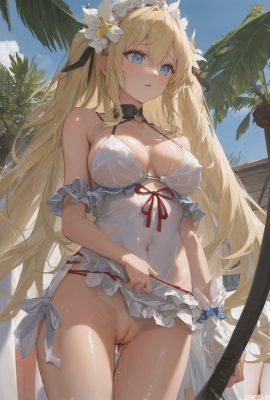 ●PIXIV● 마카로프 삼등병 – Blonde Little Girl (AI Generated)