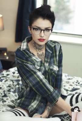 (Suicide Girls) 2015년 3월 19일 – Leighraven Talk Nerdy to Me (50P)