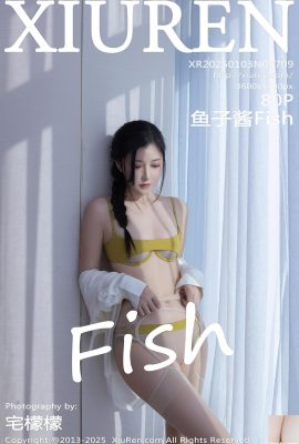 (XiuRen) 2025.01.03 Vo1.9709 Fish Roe Fish 스타킹과 미각 풀버전 사진 (80P)