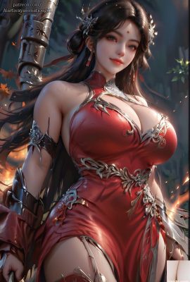 (Patreon) (Aiasag) Fire Princess (Al 생성)