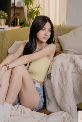 완벽한 곡선 매운 양 “Xuanxuan Flora”유혹 아름다운 우유 원근법 (22p)