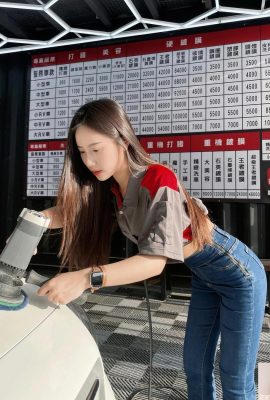 소녀 옆집 “Lin Wei”매력 전기 눈과 섹시한 인물 (18p)