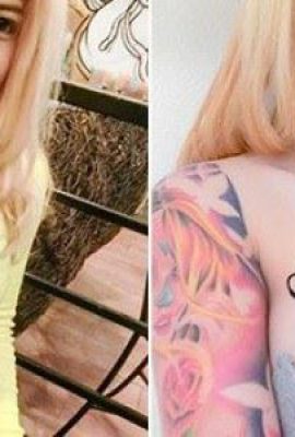 (Pretty Girl) F- 타이트 “Tattoo Girl”Nami의 인물은 매우 비과학적인 것입니다 !! (21p)