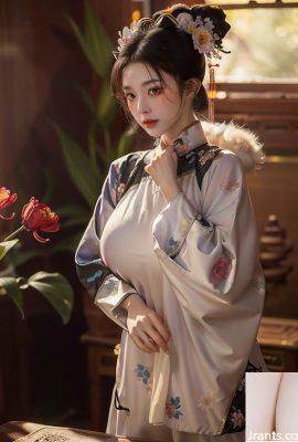 Qing 왕조의 클래식 Cheongam Beauty의 두 번째 드래그 쇼