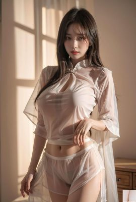 * Patreon* (Laika) 인쇄 투명한 Cheongam