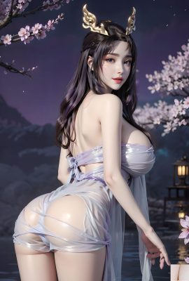 (AI Genated) Perfect World Tianfox Fairy Tulle 2