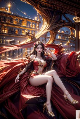 (AI 생성) Sky-Medusa 1을 통한 싸움 1
