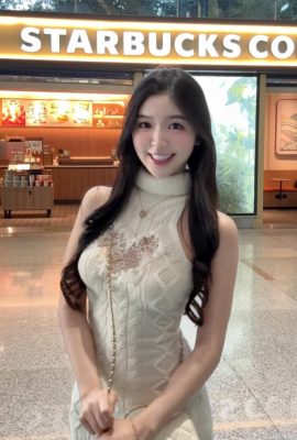 “Zhang Anqi (Qiqi)”흰색과 아름다운 가슴은 청중의 초점입니다 (22p)