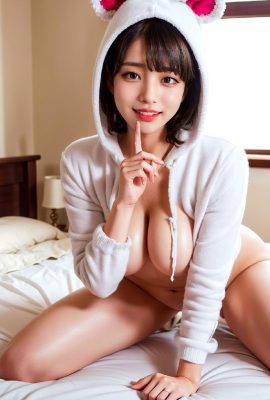 동물 후드 티셔츠