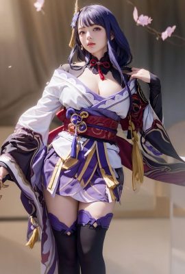 ★ Patreon ★ (Hardess) – Raiden Shogun Genshin 충격