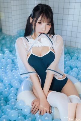 다리가있는 어린 소녀 “Yi Shun”은 너무 가득 차서 공정하고 아름다운 가슴으로 넘쳐나려고합니다 (10p)