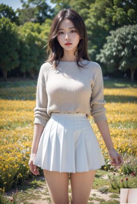 유채 꽃밭
