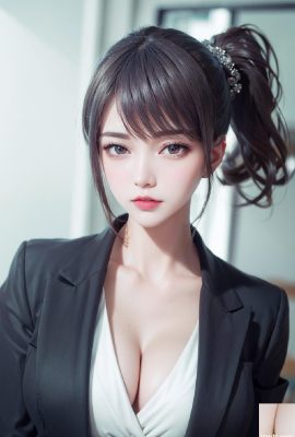 성숙한 고등학교 교사 독 스타일