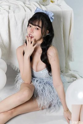 아름다운 가슴 “Ni Xuan Eli”흰색과 부드러운 가슴 “Sexy Face”는 당신 옆에있는 행인들을 매료시킵니다 (10p)