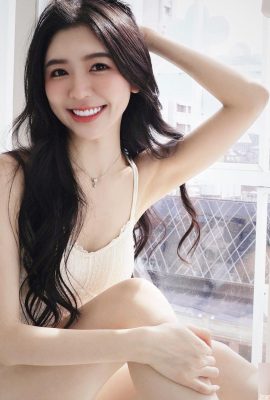 신선하고 잘 생긴 소녀 “Zhang Anqi”는 달콤한 미소를 지으며 중독성이 있습니다 (10p)