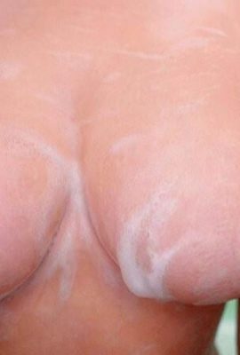 Wakana Hono : Bathtime Sex Diary Parent, 나는 내 가슴과 질에 어려움을 겪는 사람입니다 … (21p)