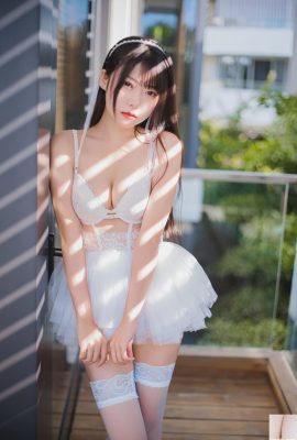 바닐라 메위 룰루 – No.040 포플러 꿀 흰색 거즈 스커트 (48p)