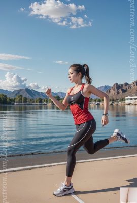 린. 당신과 함께 달리고 있습니다