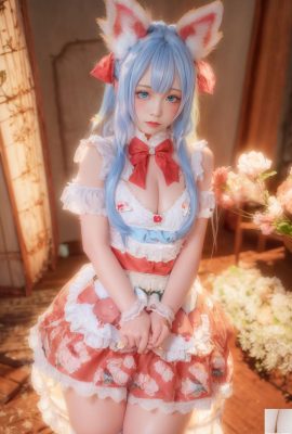 야옹 키티의 “토끼 메이드”